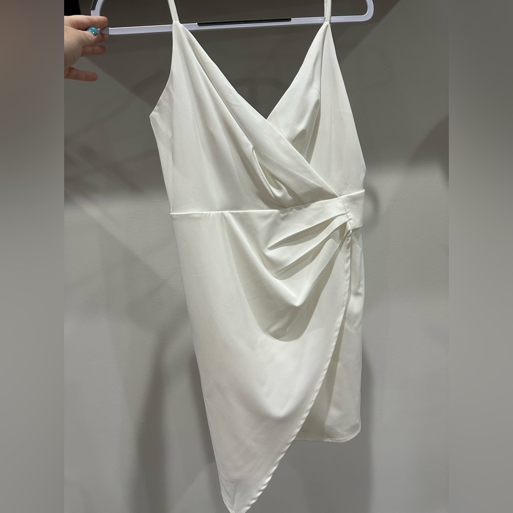 White cocktail dress